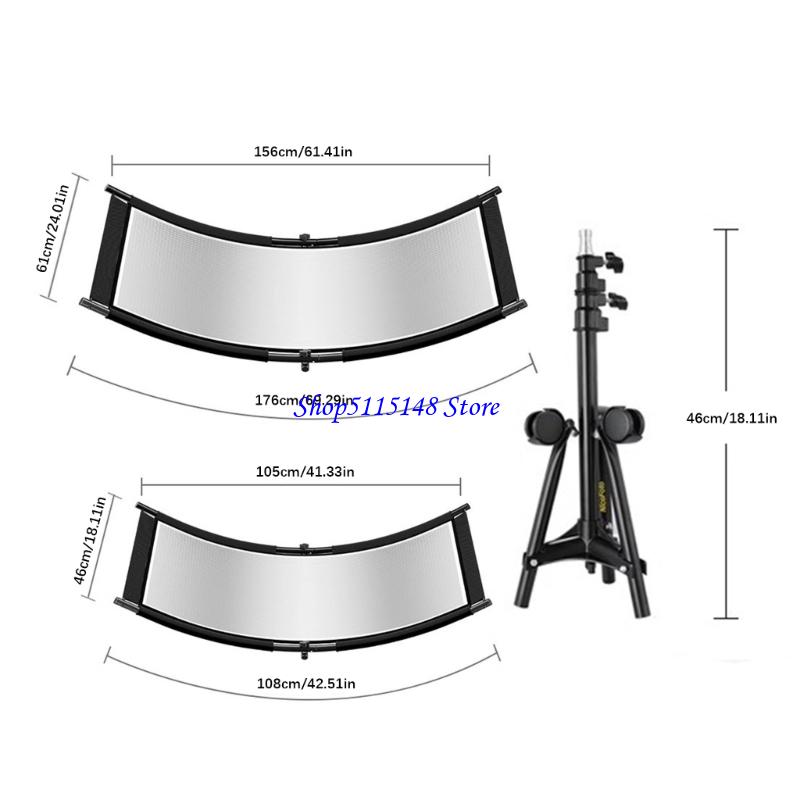 Photography Lighting Tools - F3MA Kompakt gebogener Fotografie-Reflektor, Studio-Beleuchtungswerkzeug mit
