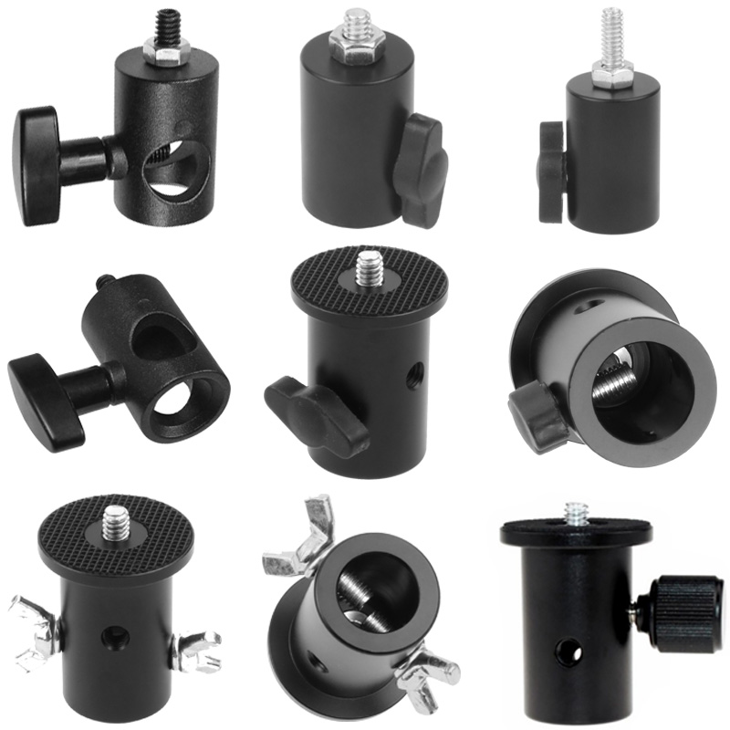 Photography Lighting Mount - Stativlicht-Ständer-Adapter, 1/4 Zoll, 3/8 Zoll Schraubenkonverter,