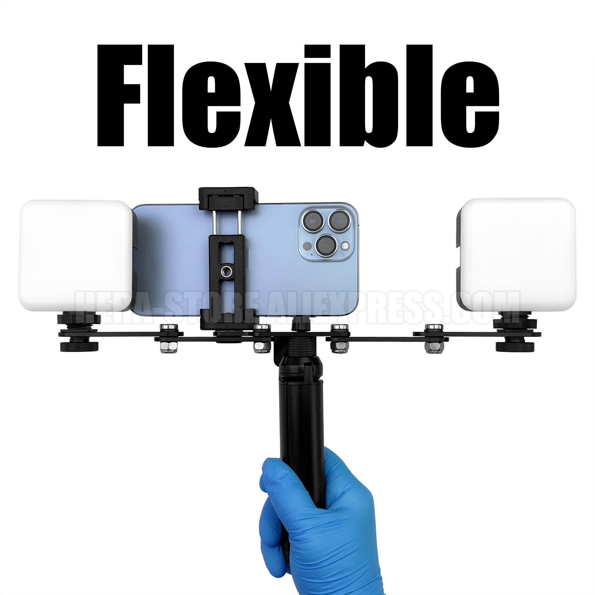 Photography Lighting Essentials - Einstellbare Dental-Fotoleuchte MK-100 Intraorale Fotografielampe für