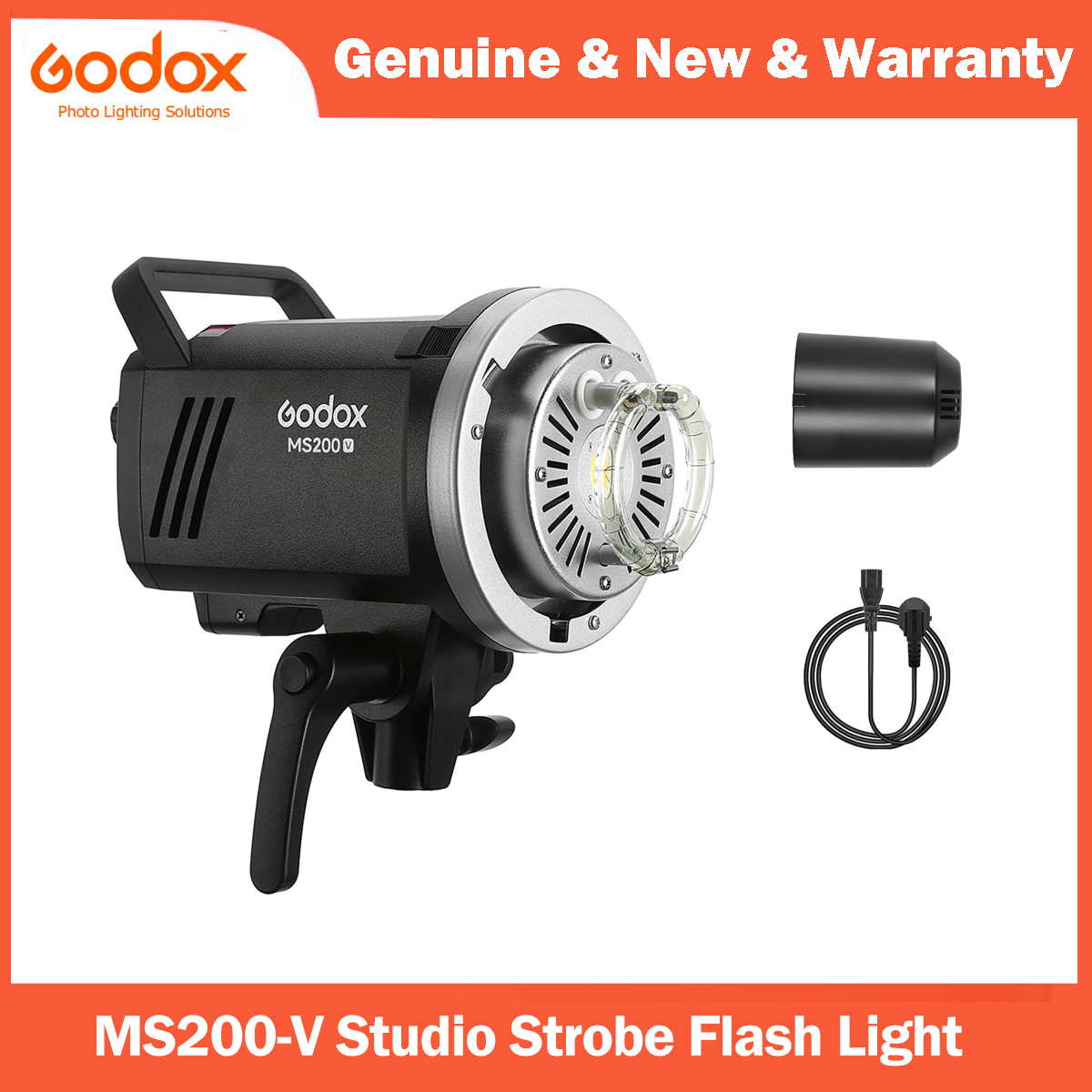Portrait Photography With Lighting - Godox MS200V Studio-Blitzlicht, 200 W, 2,4