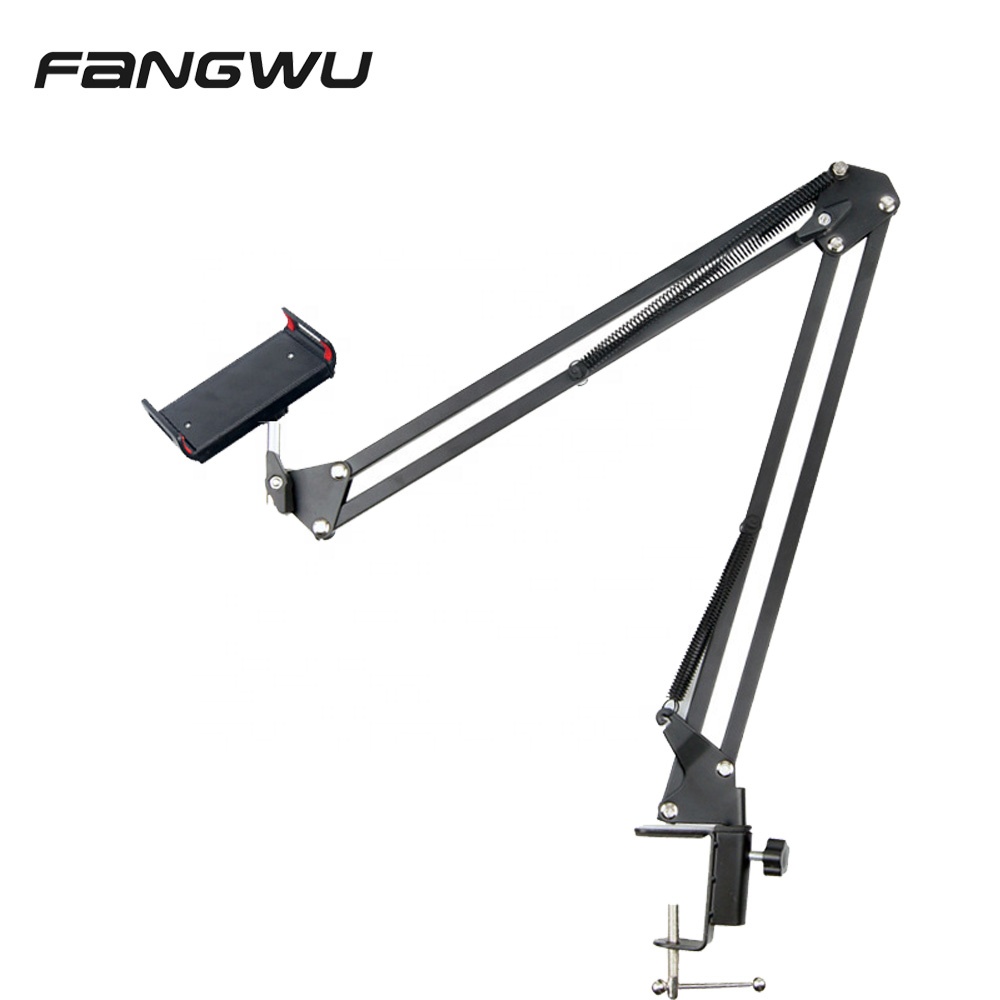 Boom Arm Stand - Verstellbarer Mikrofonarm mit Tablet-Halterung