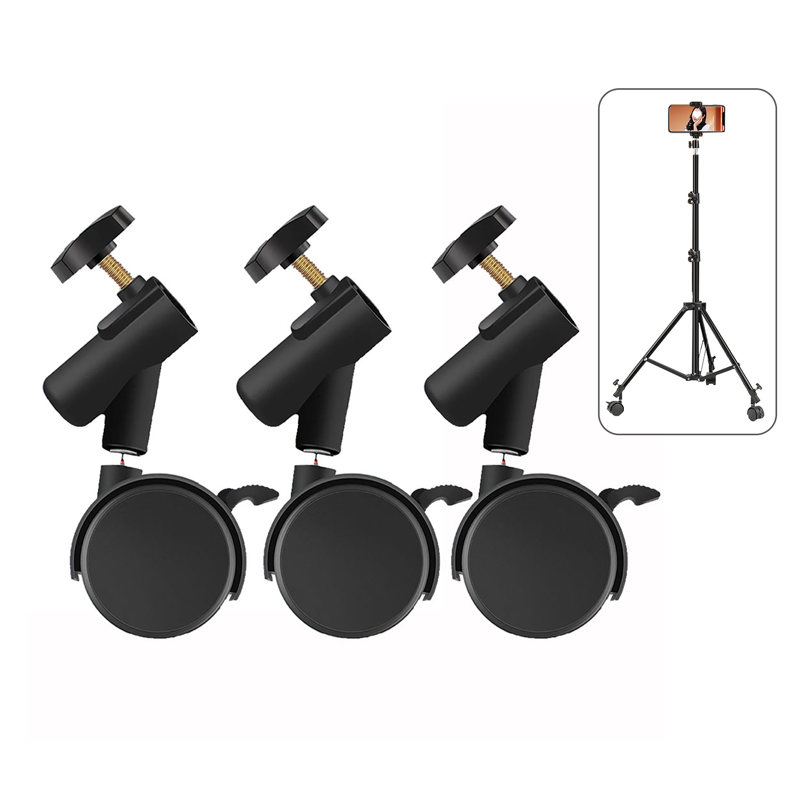 Photography Lighting Tools - 3 Stück/Set flexible Lenkrollen mit 16
