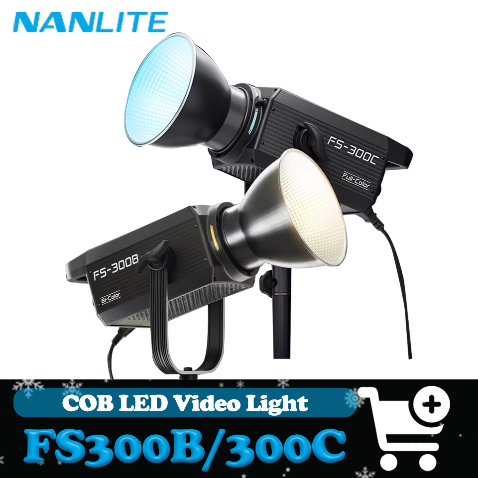 Photography Lighting Wireless - Nanlite FS-300C FS-300B Videoleuchte 2700 K