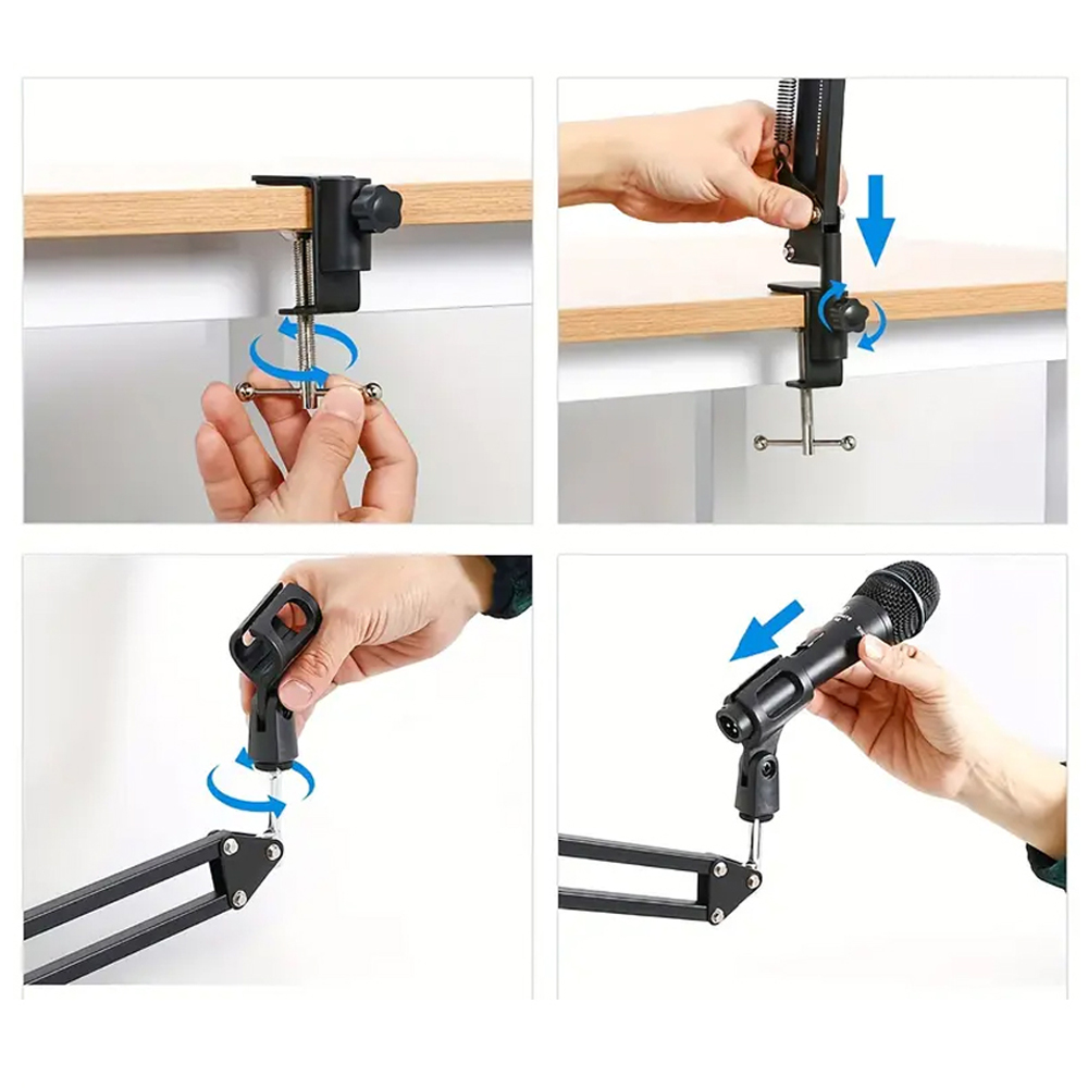 Faltbare ausziehbare Mikrofons – Boom Arm Stand Bewertung und Preis