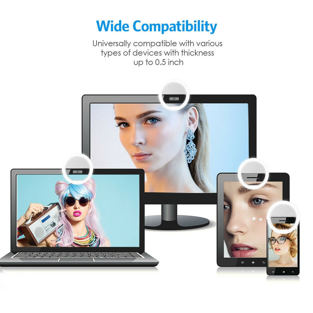 USB-Aufladbare LED-Selfie-Ring – Photography Lighting Continuous Bewertung und Preis