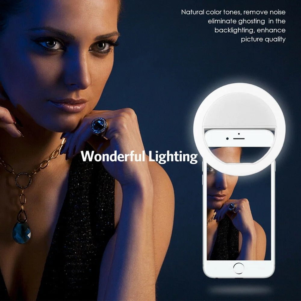 USB-Aufladbare LED-Selfie-Ring – Photography Lighting Continuous Bewertung und Preis