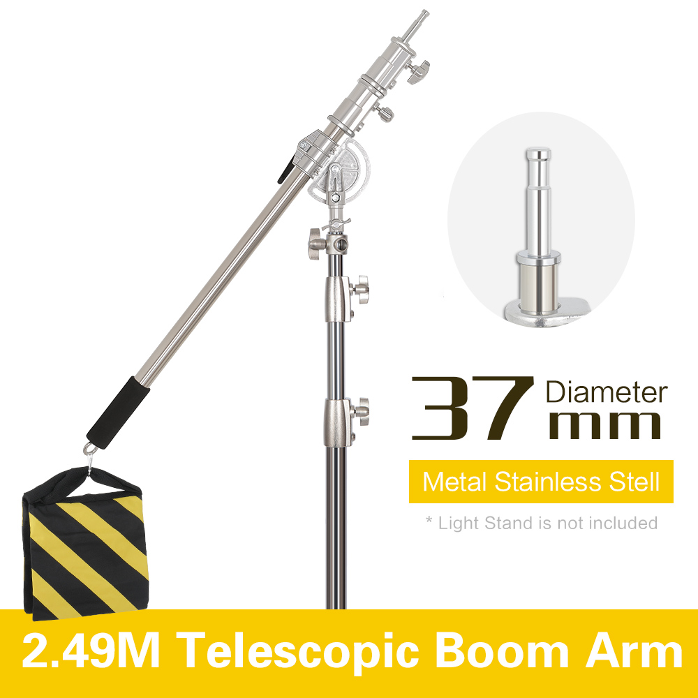 2,49 m Länge Kreuzarm Edelstah – Boom Arm Stand Bewertung und Preis