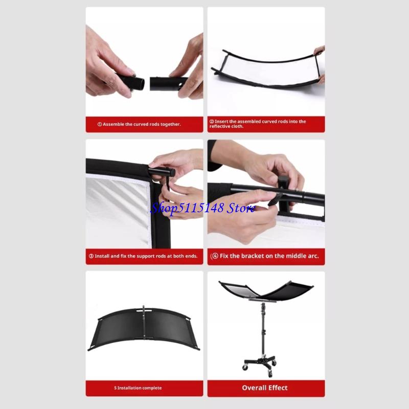 F3MA Kompakt gebogener Fotogra – Photography Lighting Tools Bewertung und Preis