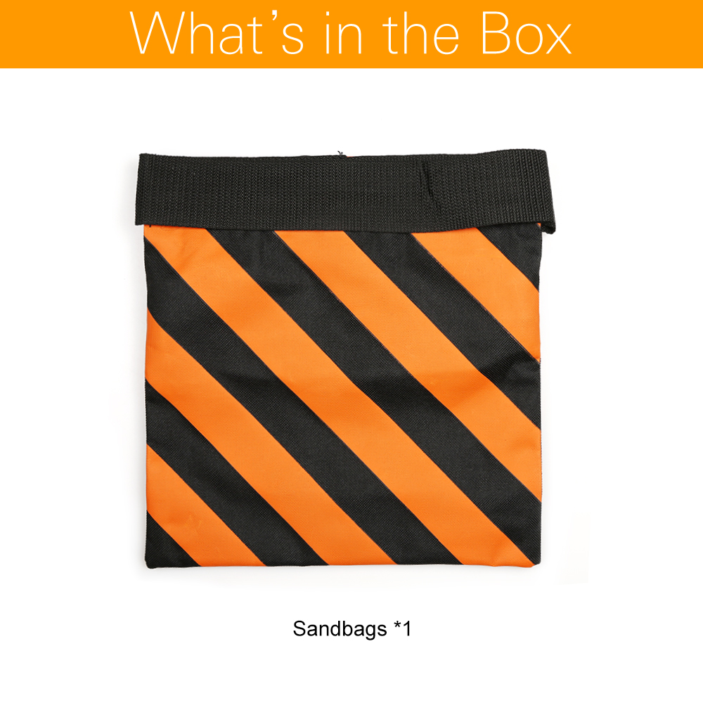 Orangefarbener, robuster Sands – Light Stand Sandbag Bewertung und Preis