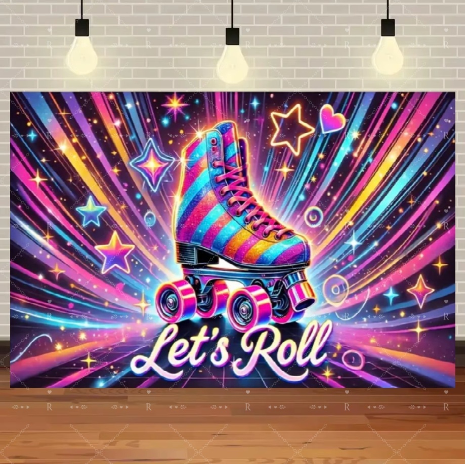 Rollschuh-Themen Geburtstagspa – Photography Lighting And Backdrop Bewertung und Preis