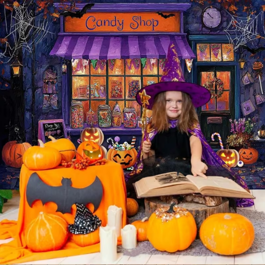 Lila Halloween-Shop Themenpart – Photography Lighting And Backdrop Bewertung und Preis