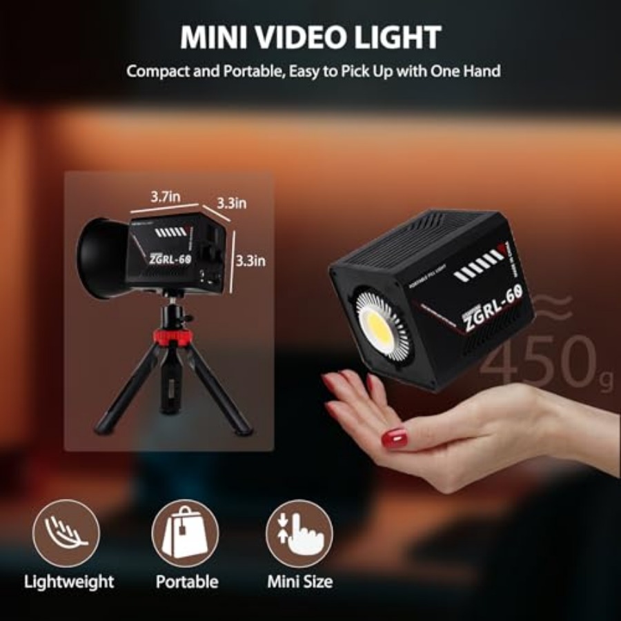 60W COB LED-Videoleuchte, trag – Photography Lighting Color Bewertung und Preis