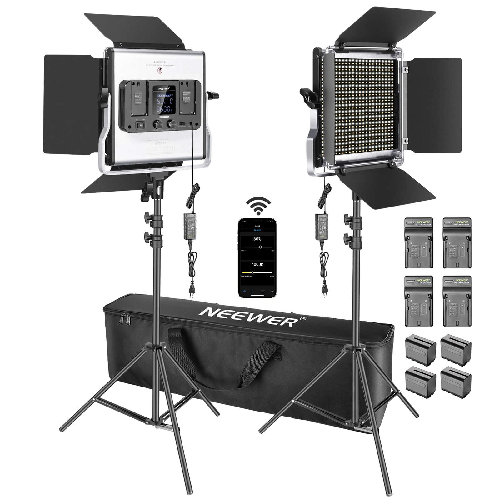 Neewer 2er-Pack 660 LED-Videol – Photography Lighting Kit Neewer Bewertung und Preis