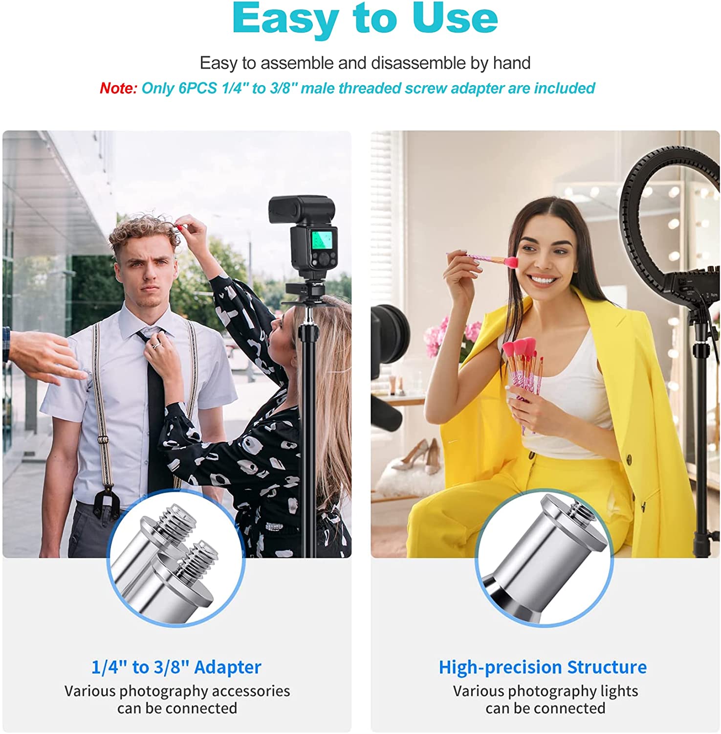Selens Standard 3/8 auf 1/4 Ad – Photography Lighting Tools Bewertung und Preis