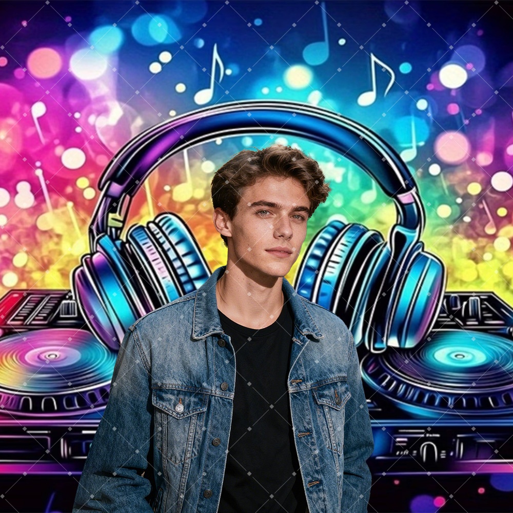 Hip-Hop-Musik, DJ-Party-Dekora – Photography Lighting And Backdrop Bewertung und Preis