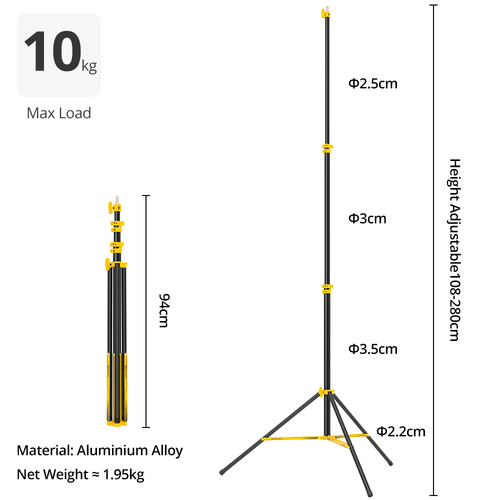 AMBITFUL GM280Y 280cm Professi – Photography Lighting Mount Bewertung und Preis