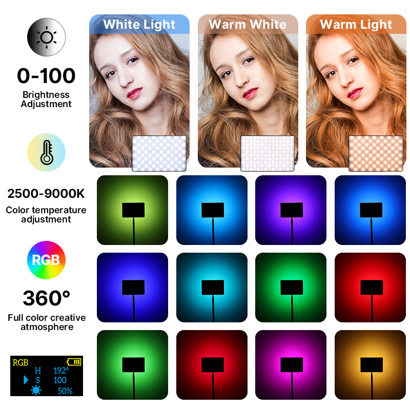 Ulanzi LT003 15 W RGB-Videoleu – Photography Lighting Wireless Bewertung und Preis