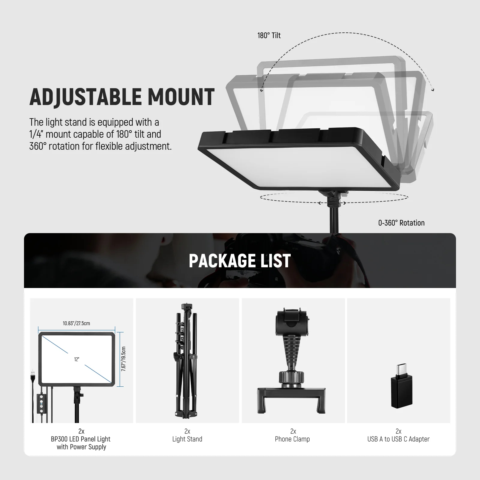 NEEWER BASICS 2er-Pack LED-Vid – Photography Lighting Kit Neewer Bewertung und Preis