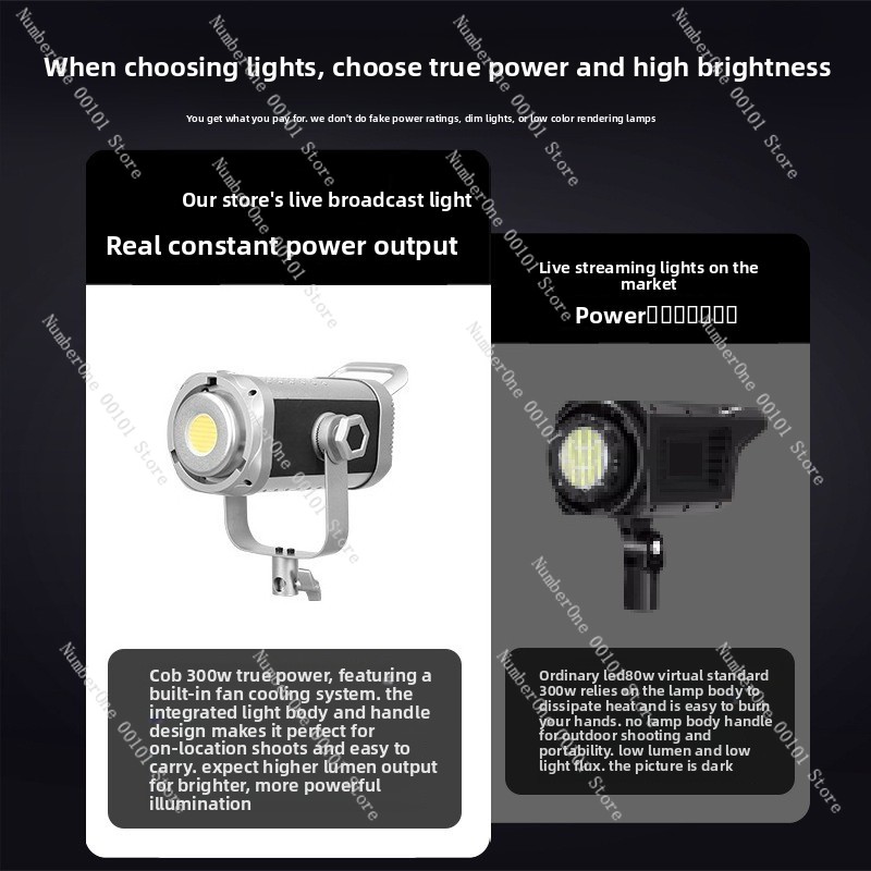300W COB Fotografie-Licht mit  – Portrait Photography With Lighting Bewertung und Preis