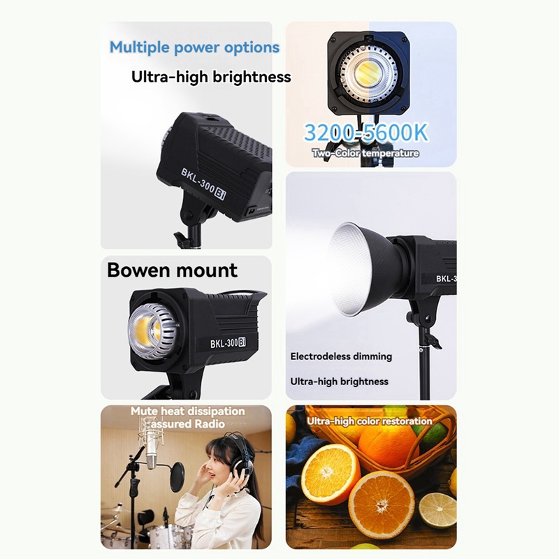 300W Bi-LED-Videoleuchte, kont – Photography Lighting Color Bewertung und Preis